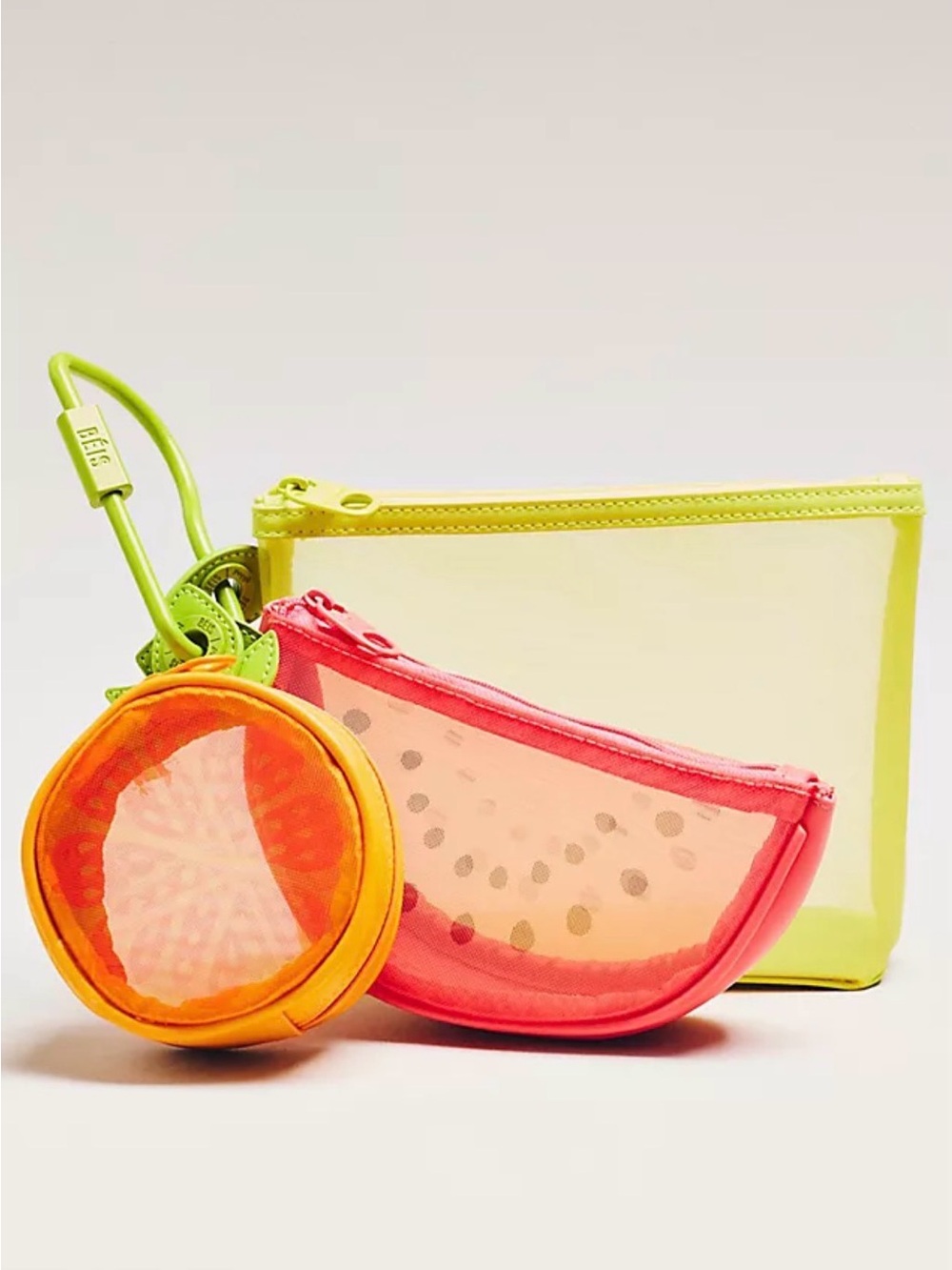 BÉIS x Poppy Fruit Pouches, Set of 3 - Picture 1 of 9
